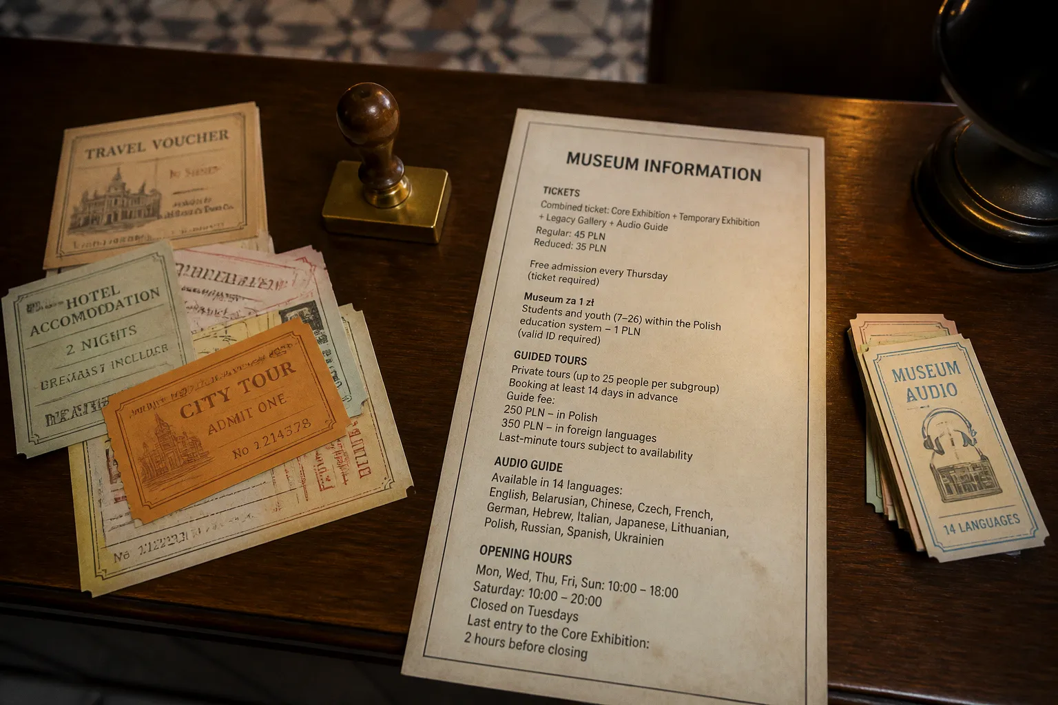 POLIN Museum Tickets: Booking Paths for Different Visitors