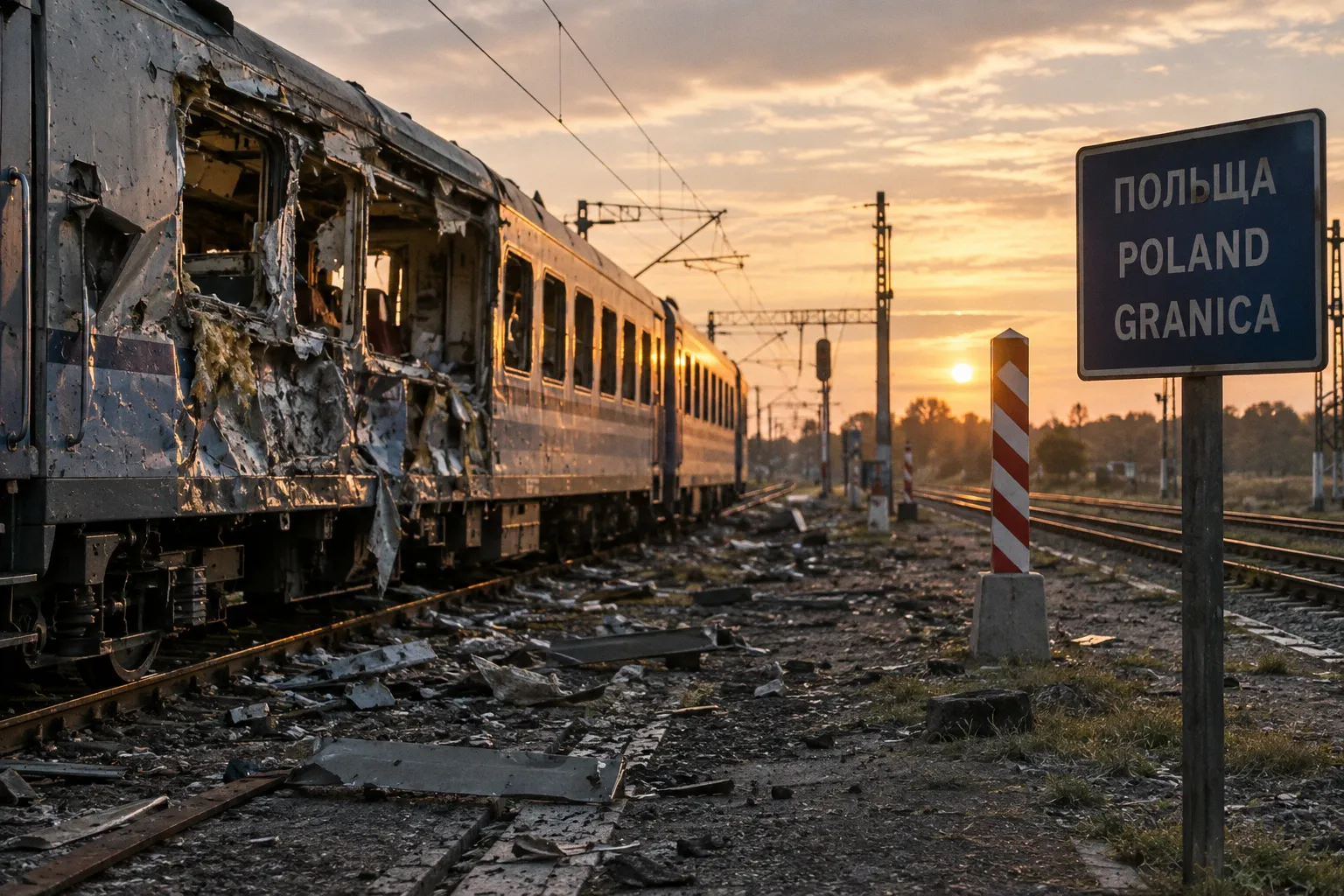 Russian Rail Strike Near Polish Border Highlights Risks to Western Transit Routes